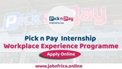 Pick n Pay Internship Workplace Experience Programme